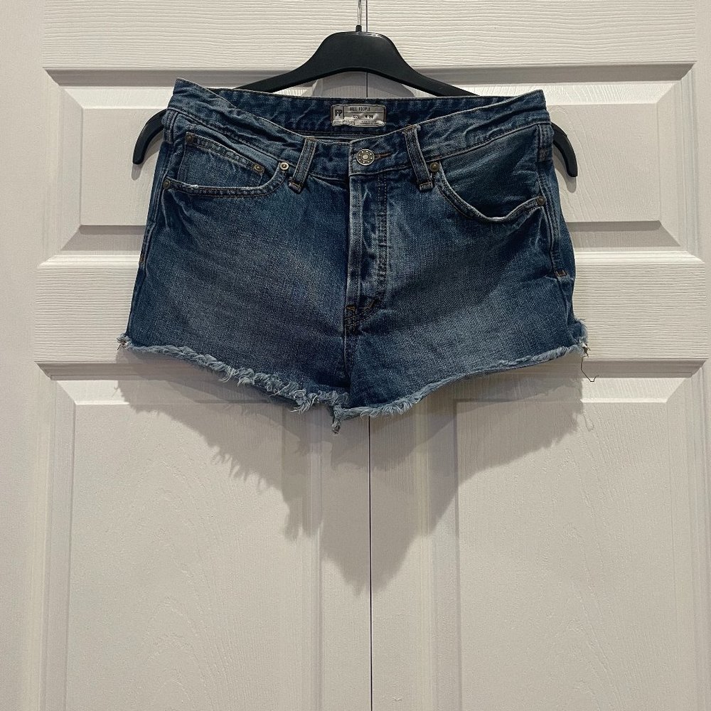 Free People Mini Jean Shorts